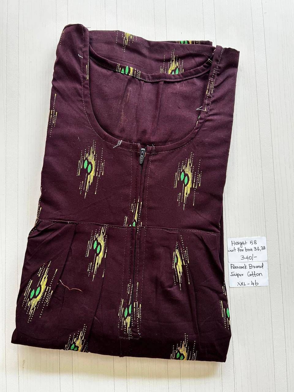 AAS0627 Height Peacock Pleats Zip