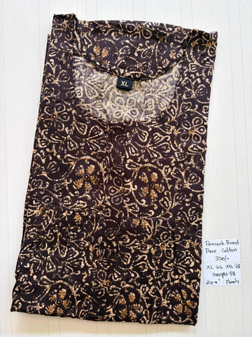 AAS0607 Height Peacock Pleats Zip
