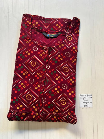 AAS1501 Peacock Long Zip Frock