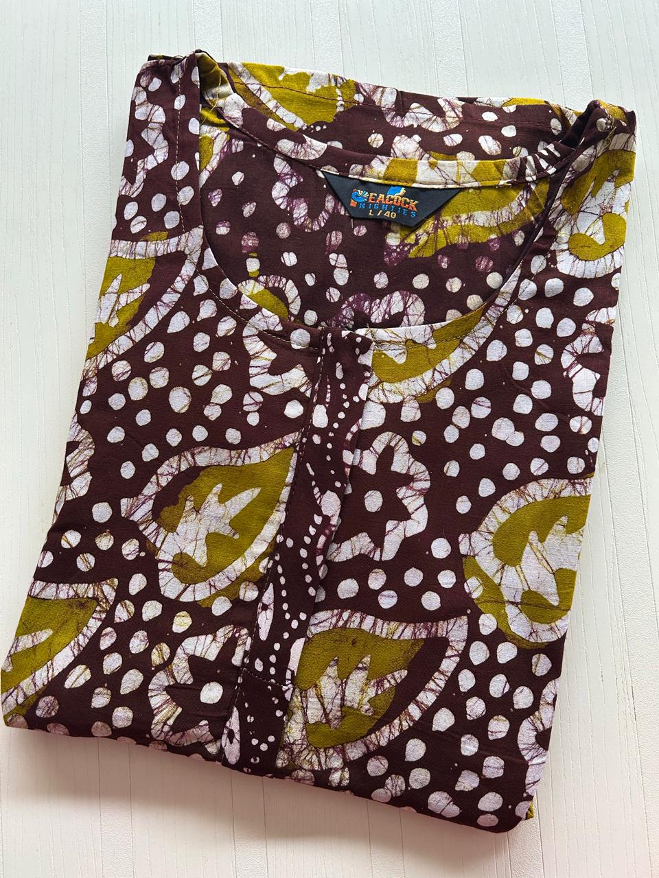 AAS0848 Peacock Zip Batik