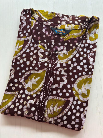 AAS0848 Peacock Zip Batik