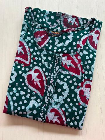 AAS0849 Peacock Zip Batik