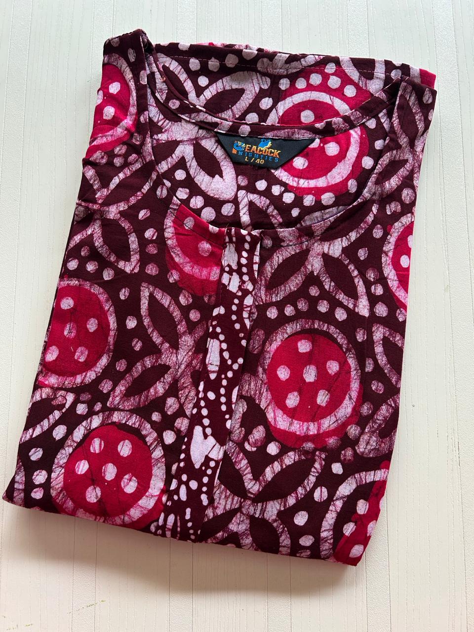 AAS0851 Peacock Zip Batik