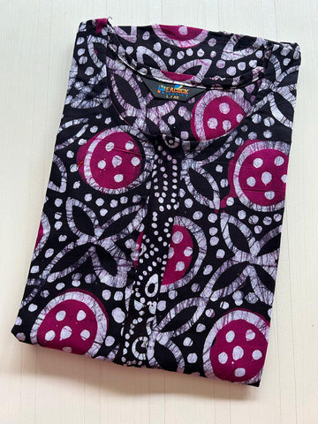 AAS0852 Peacock Zip Batik