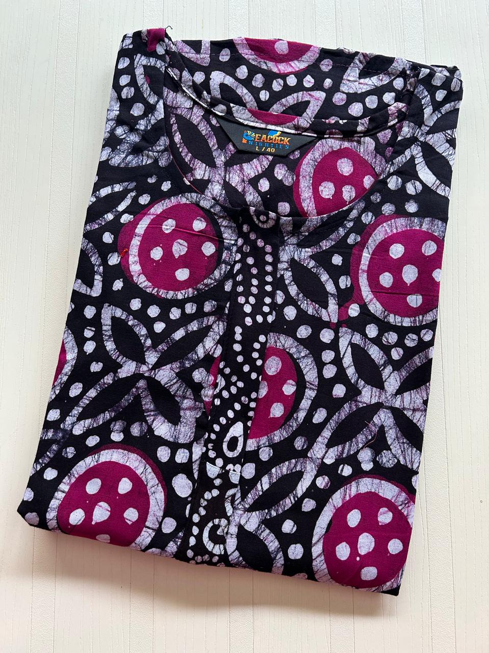 AAS0852 Peacock Zip Batik