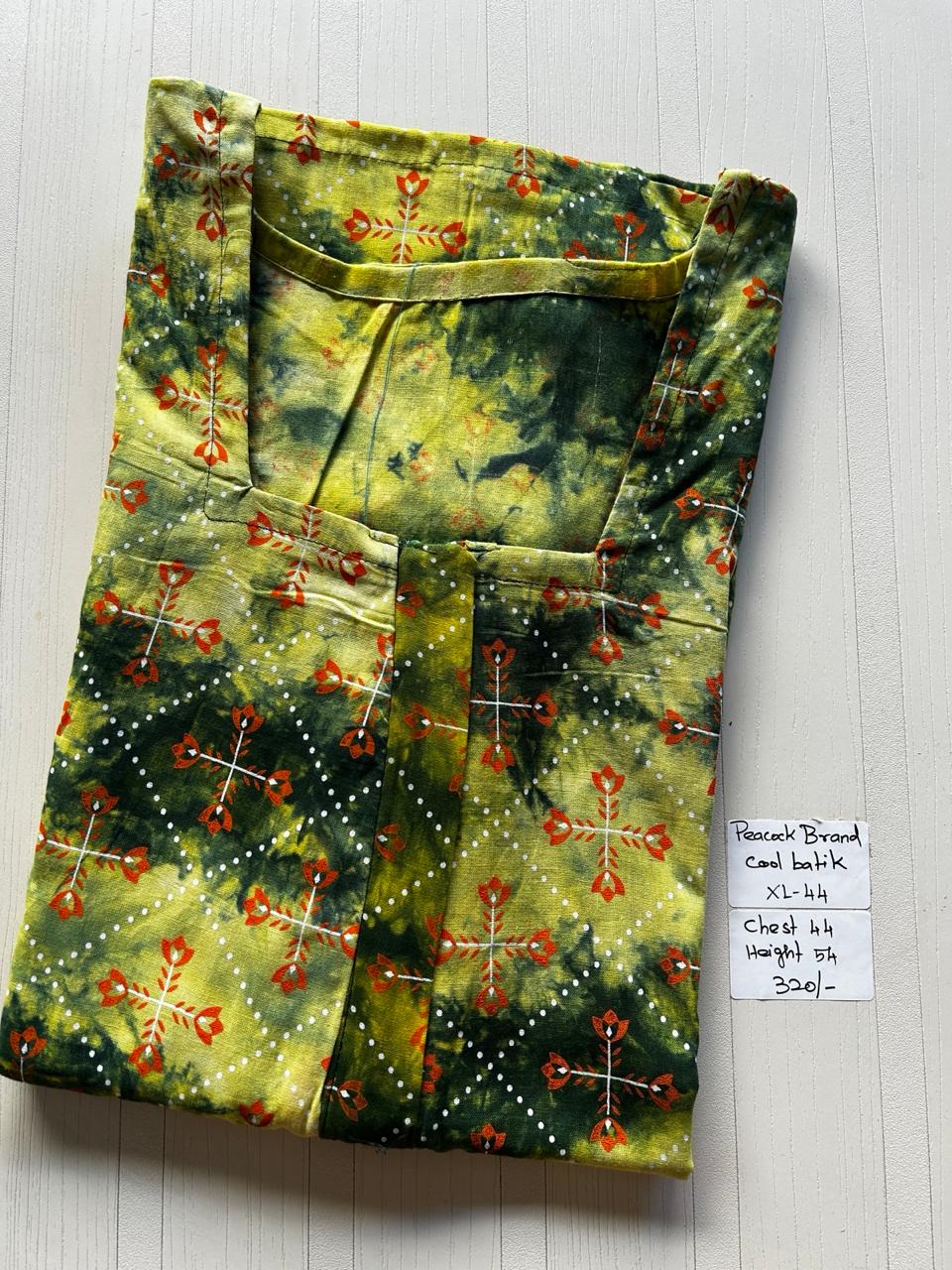 AAS0832 Peacock Zip Batik