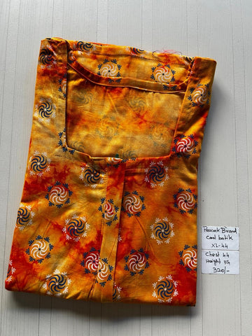 AAS0833 Peacock Zip Batik