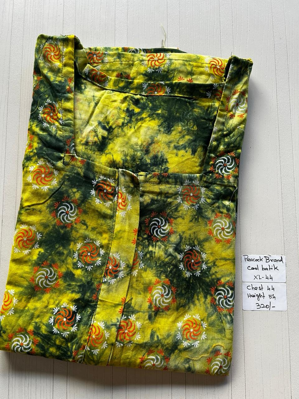 AAS0836 Peacock Zip Batik
