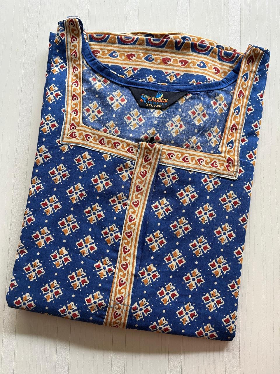 AAS0214 Peacock zip pj