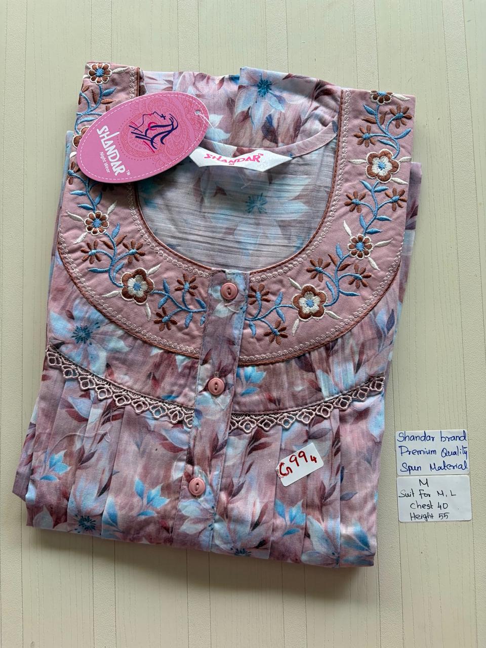 ASS013 Shandar Spun Nighty