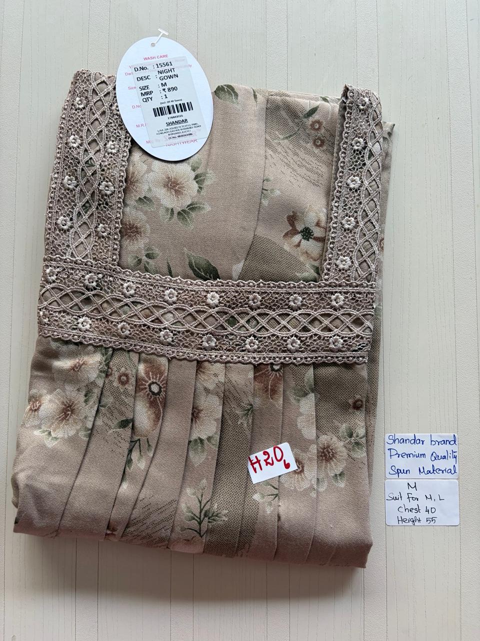 ASS007 Shandar Spun Nighty