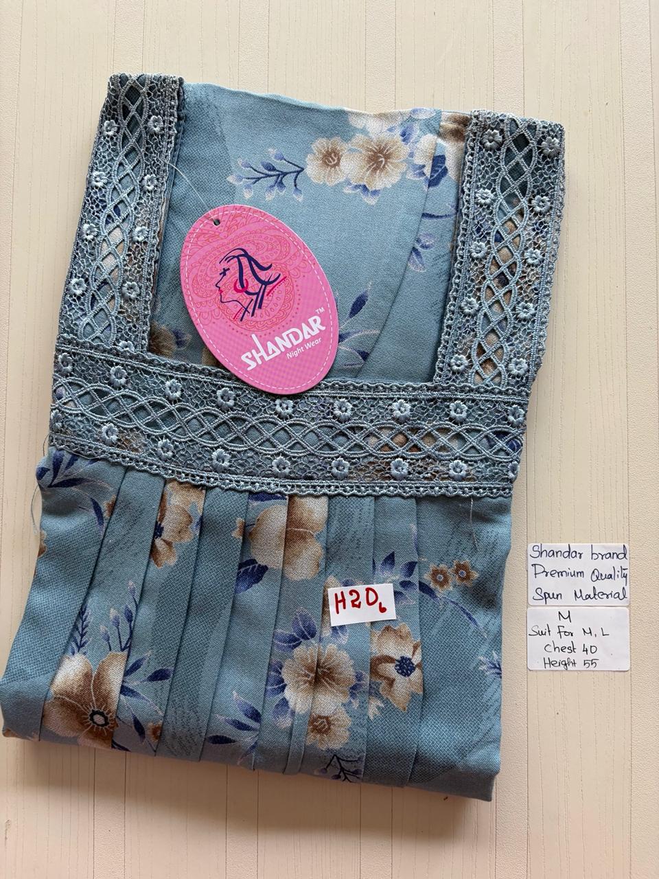 ASS008 Shandar Spun Nighty