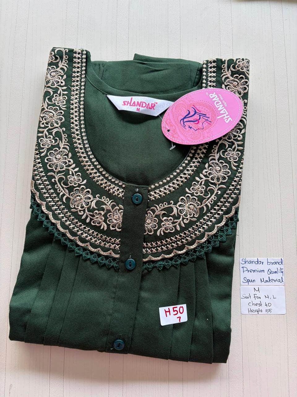 ASS009 Shandar Spun Nighty