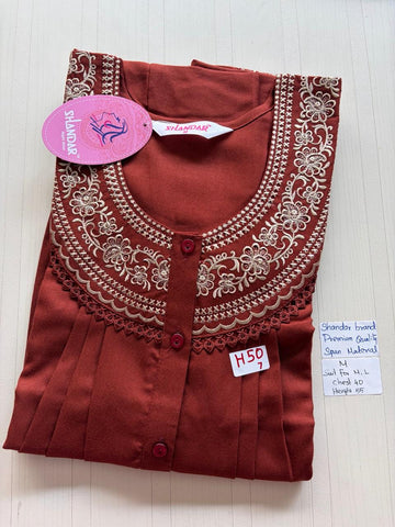 ASS011 Shandar Spun Nighty