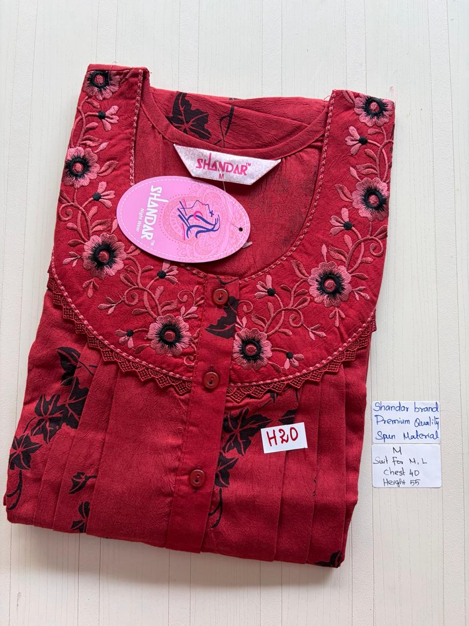 ASS012 Shandar Spun Nighty