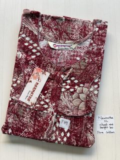 BNS505 Height Narmatha Pleats Zip Nighty