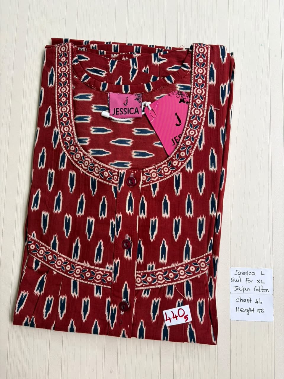 BJS2074 Jessica pleats Budget 550