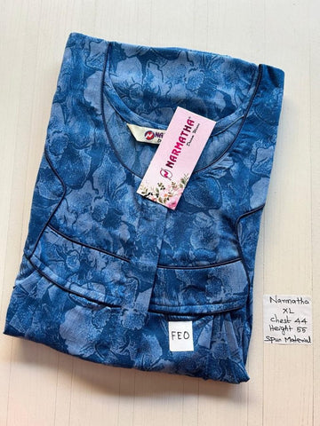 BNS009 Narmatha Pleats Brand Nighty