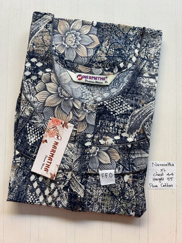 BNS008 Narmadha Pleats Brand Nighty