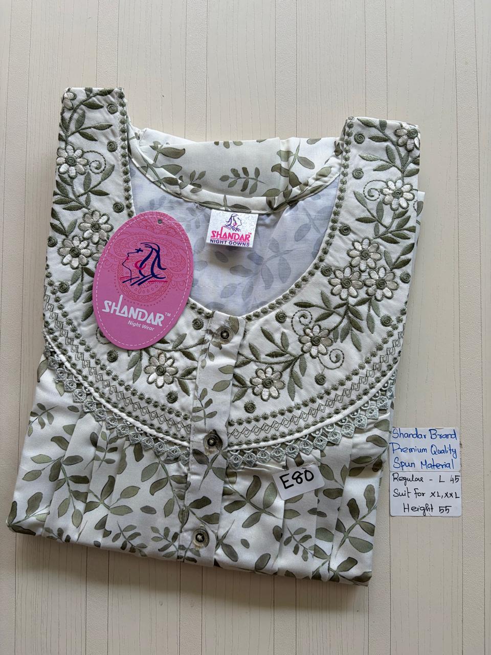 BSS129 Shandar Spun Nighty
