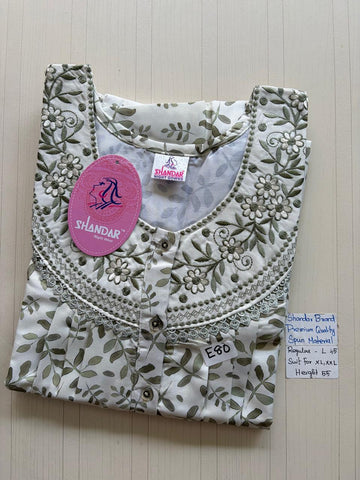 BSS129 Shandar Spun Nighty