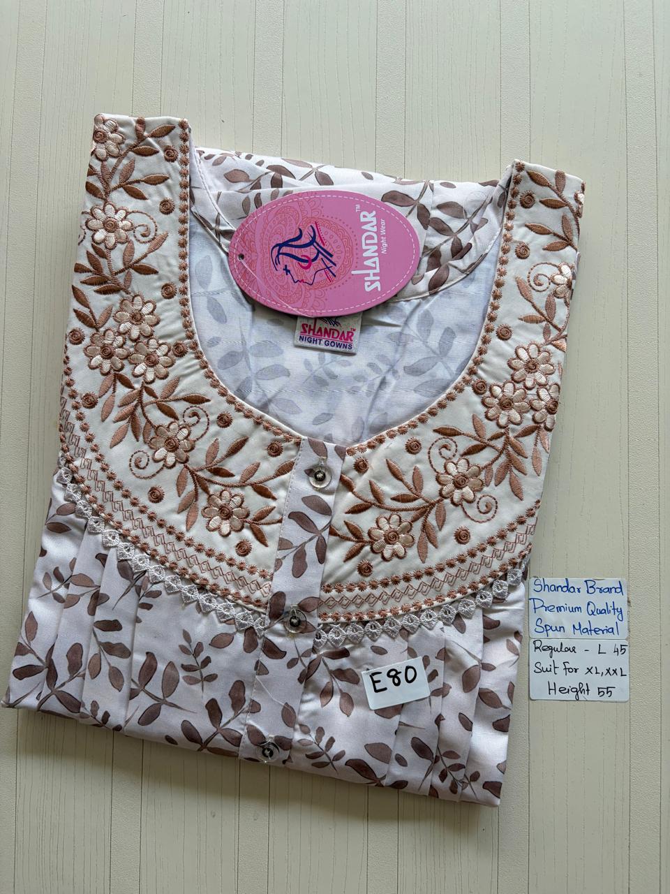 BSS130 Shandar Spun Nighty