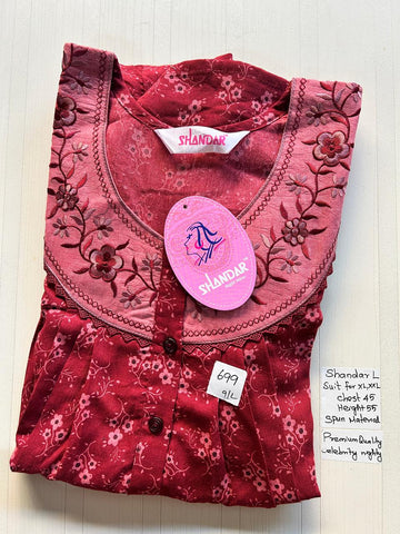 BSS132 Shandar Spun Nighty