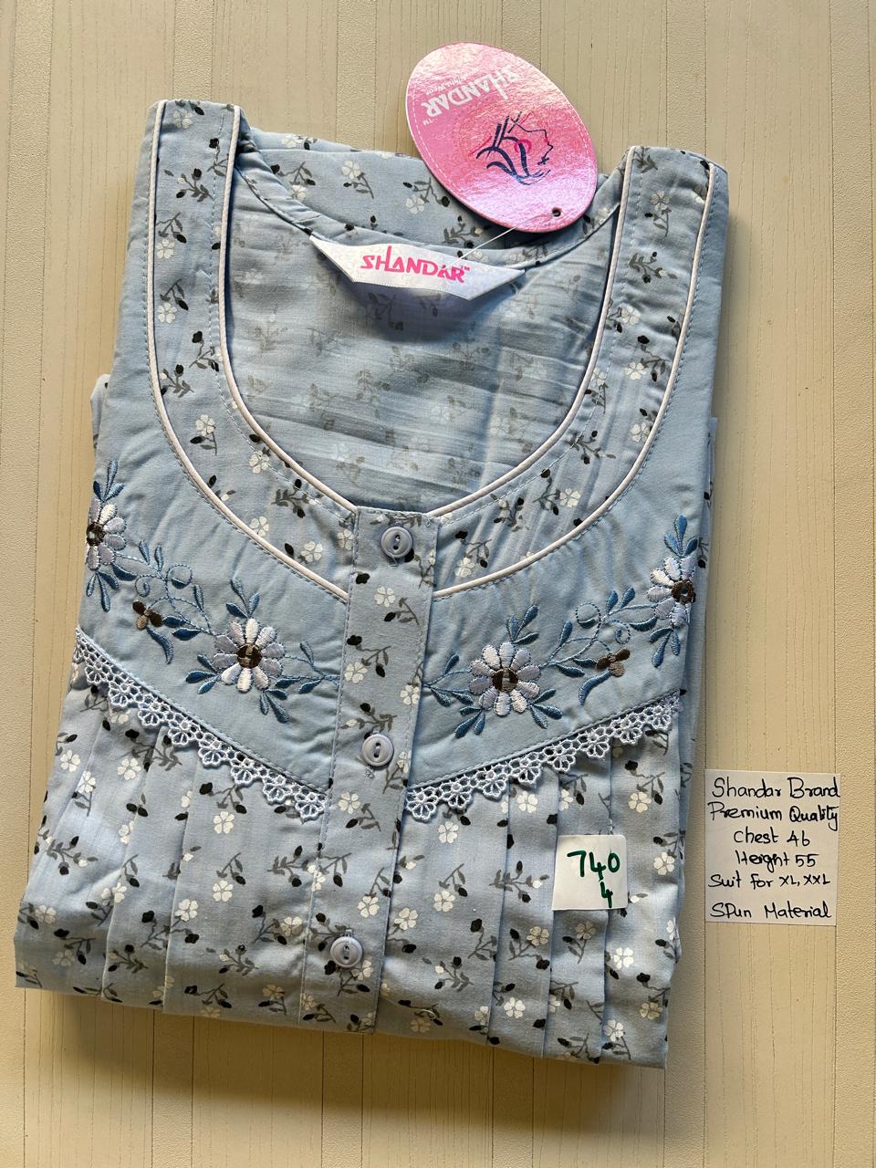 BSS116 Shandar Spun Nighty