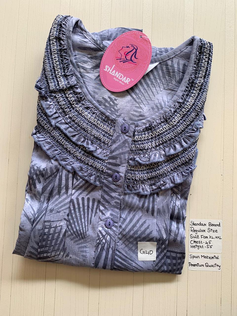 BSS120 Shandar Spun Nighty