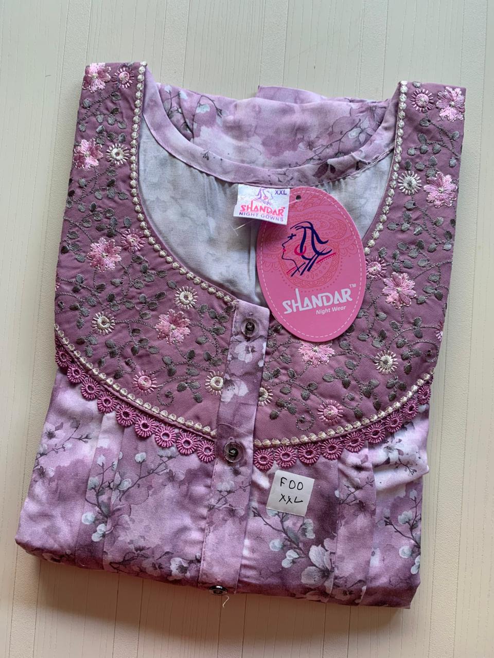 BSS139 Shandar Spun Nighty