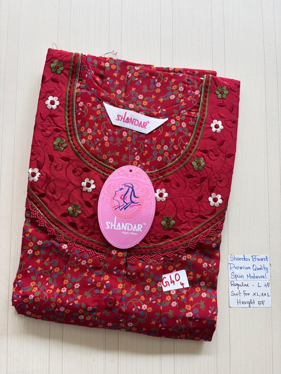 BSS125 Shandar Spun Nighty