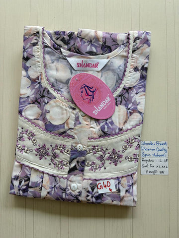 BSS128 Shandar Spun Nighty