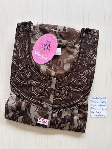 BSS179 Shandar Spun Nighty
