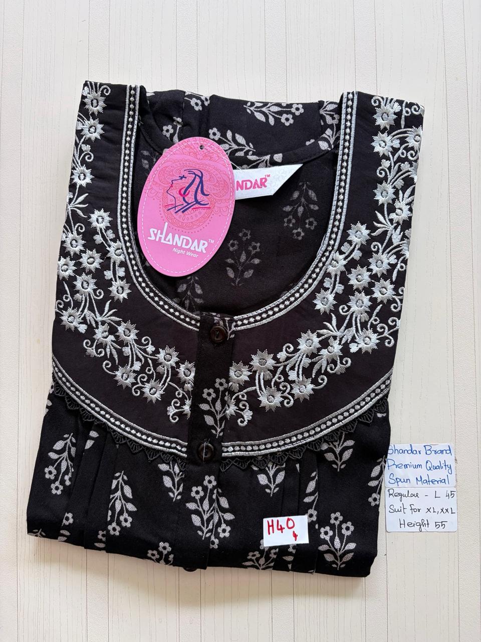 BSS001 Shandar Spun Nighty