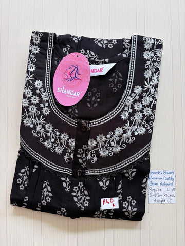 BSS001 Shandar Spun Nighty