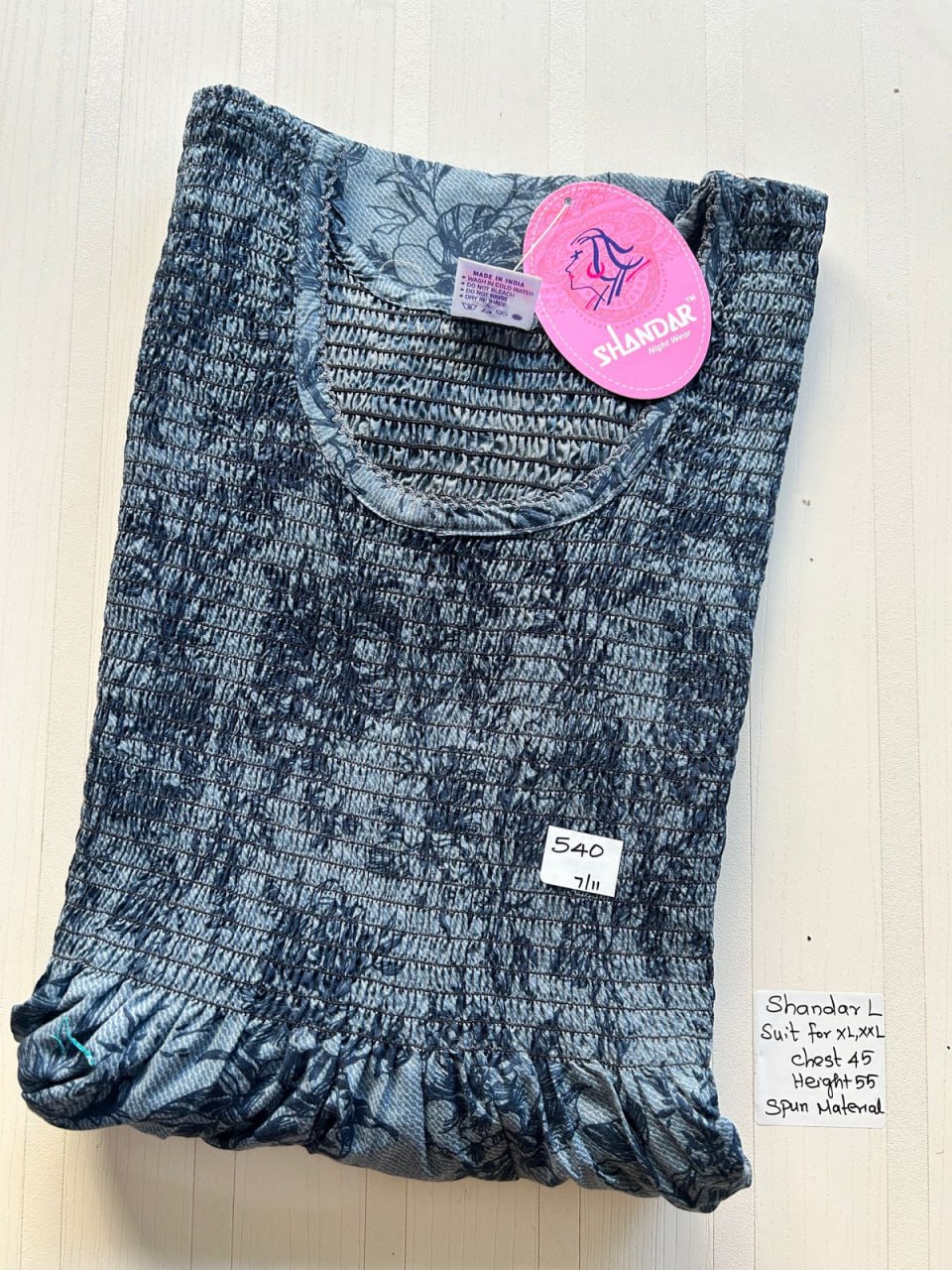 BSS142 Shandar Spun Nighty