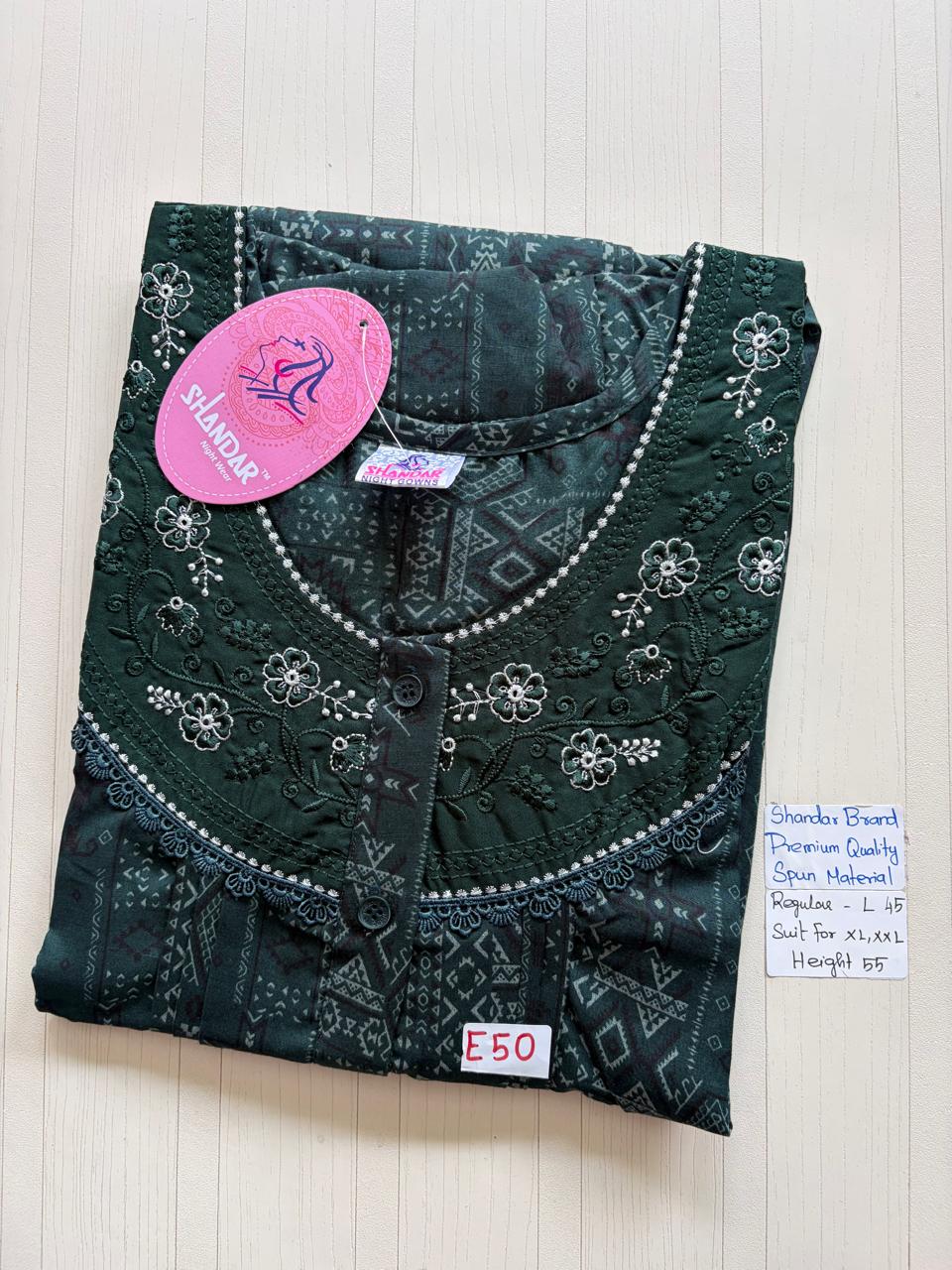 BSS143 Shandar Spun Nighty