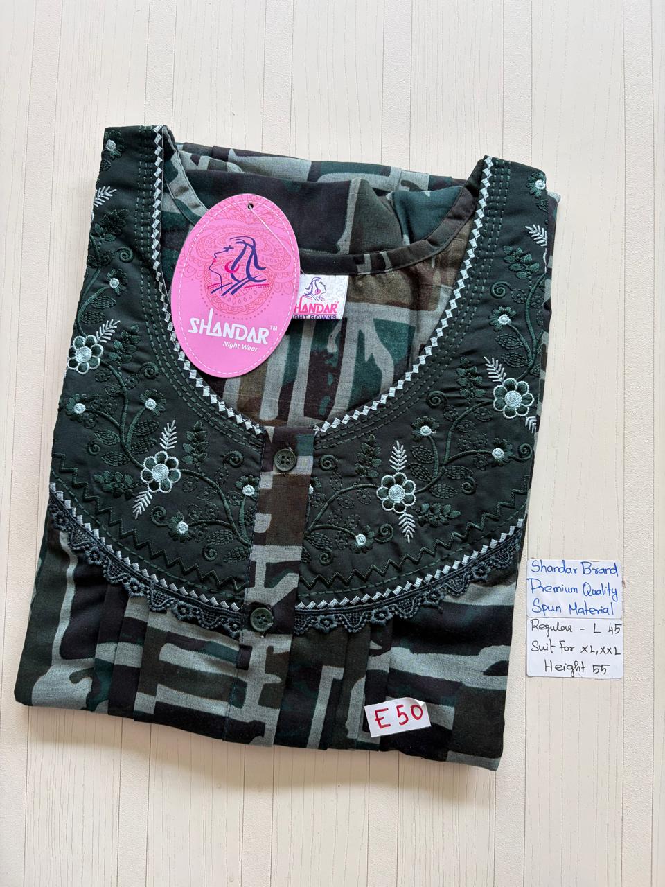 BSS149 Shandar Spun Nighty