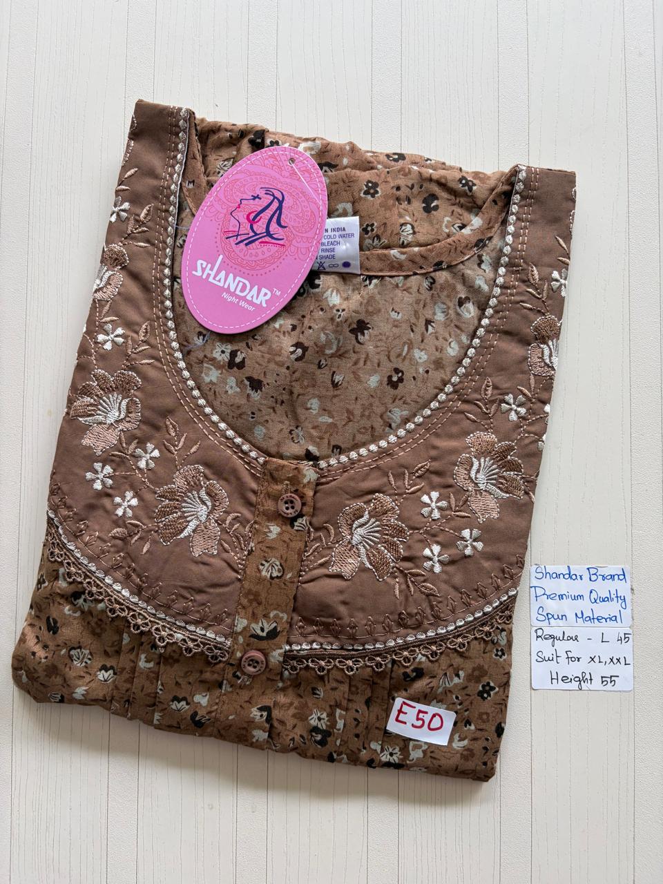 BSS150 Shandar Spun Nighty