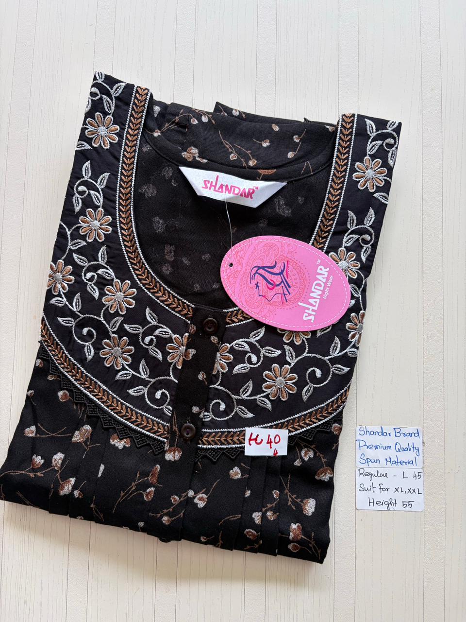 BSS009 Shandar Spun Nighty