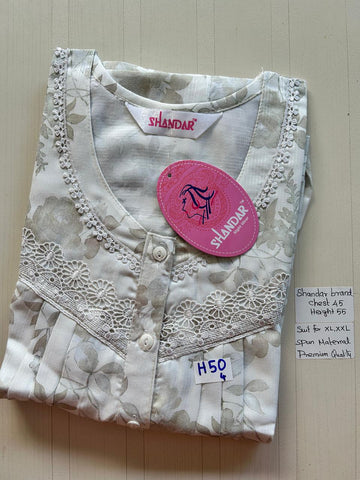 BSS010 Shandar Spun Nighty