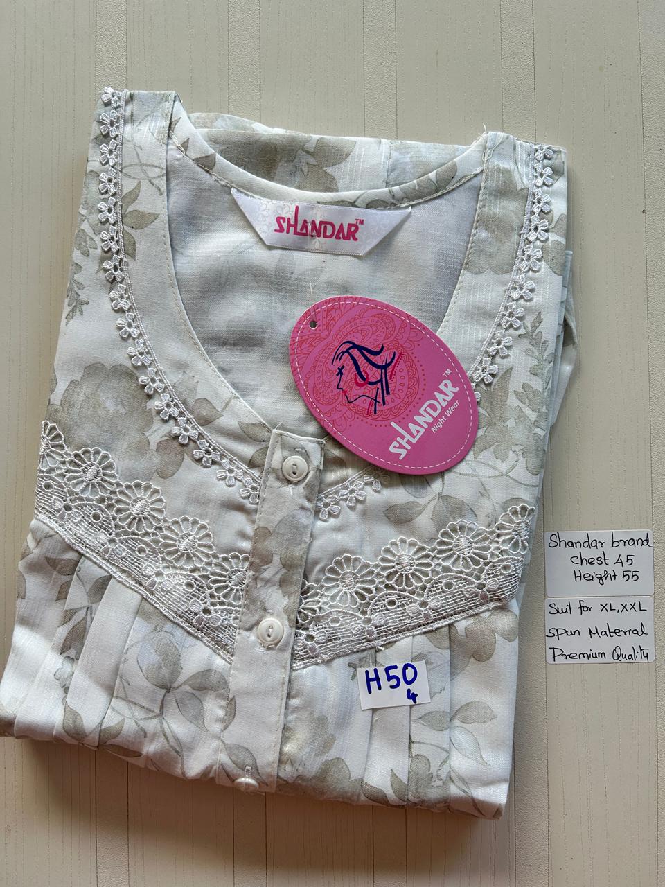BSS010 Shandar Spun Nighty