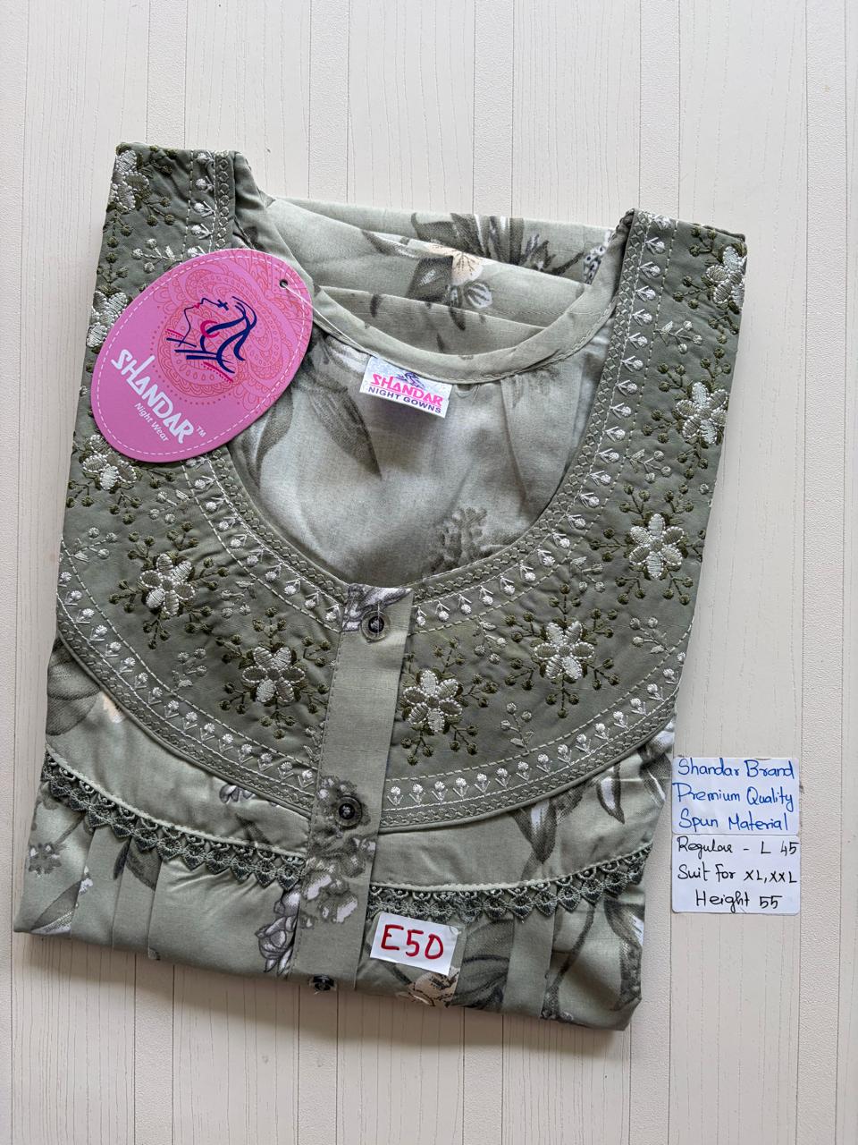 BSS157 Shandar Spun Nighty