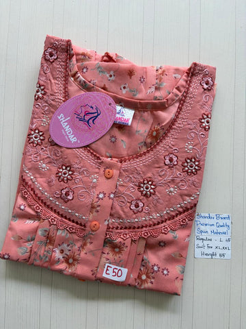 BSS159 Shandar Spun Nighty