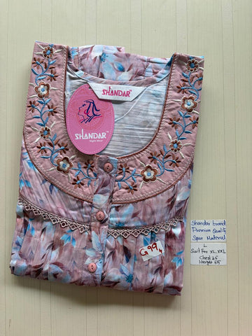 BSS047 Shandar Spun Nighty