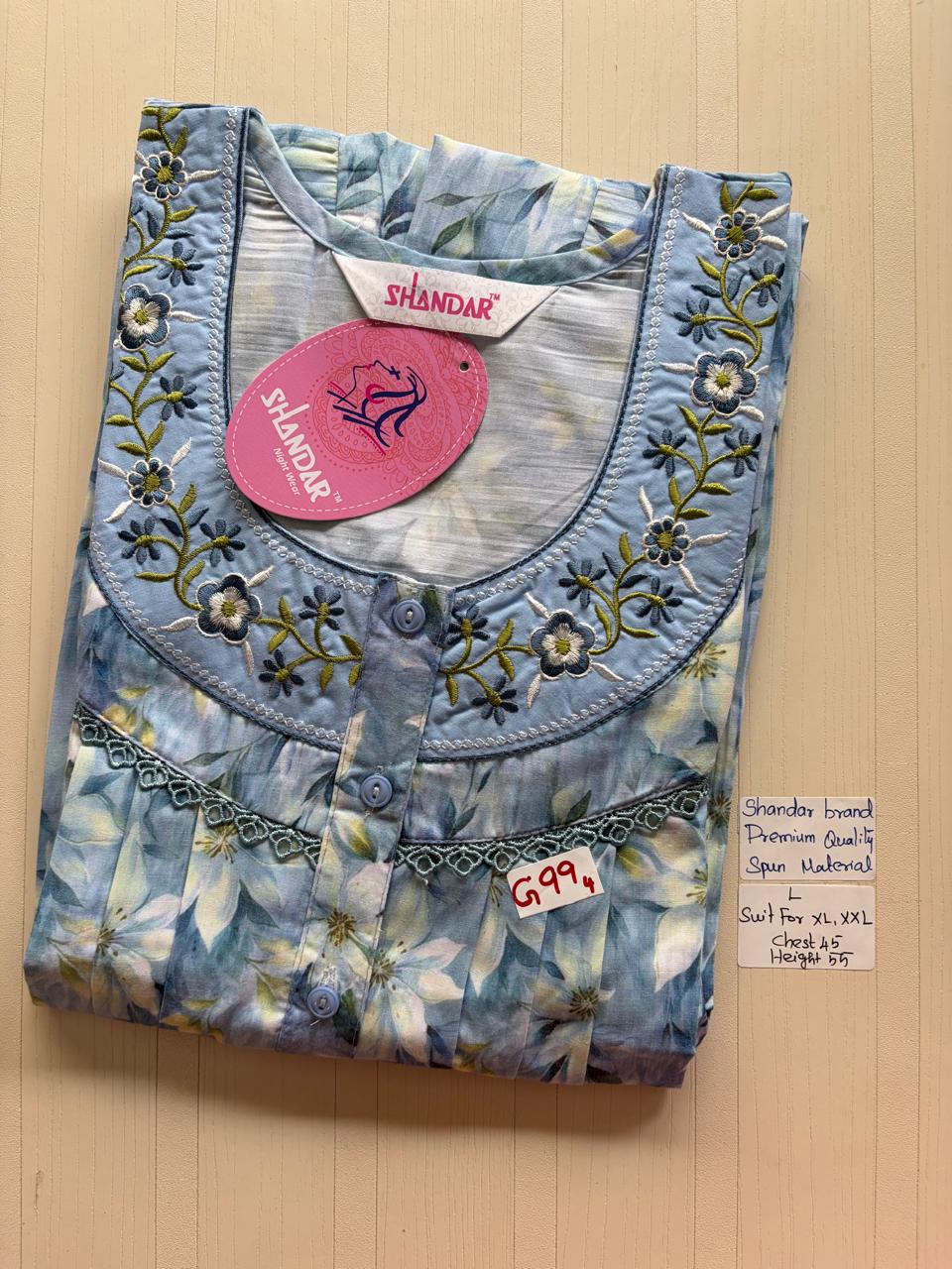 BSS048 Shandar Spun Nighty