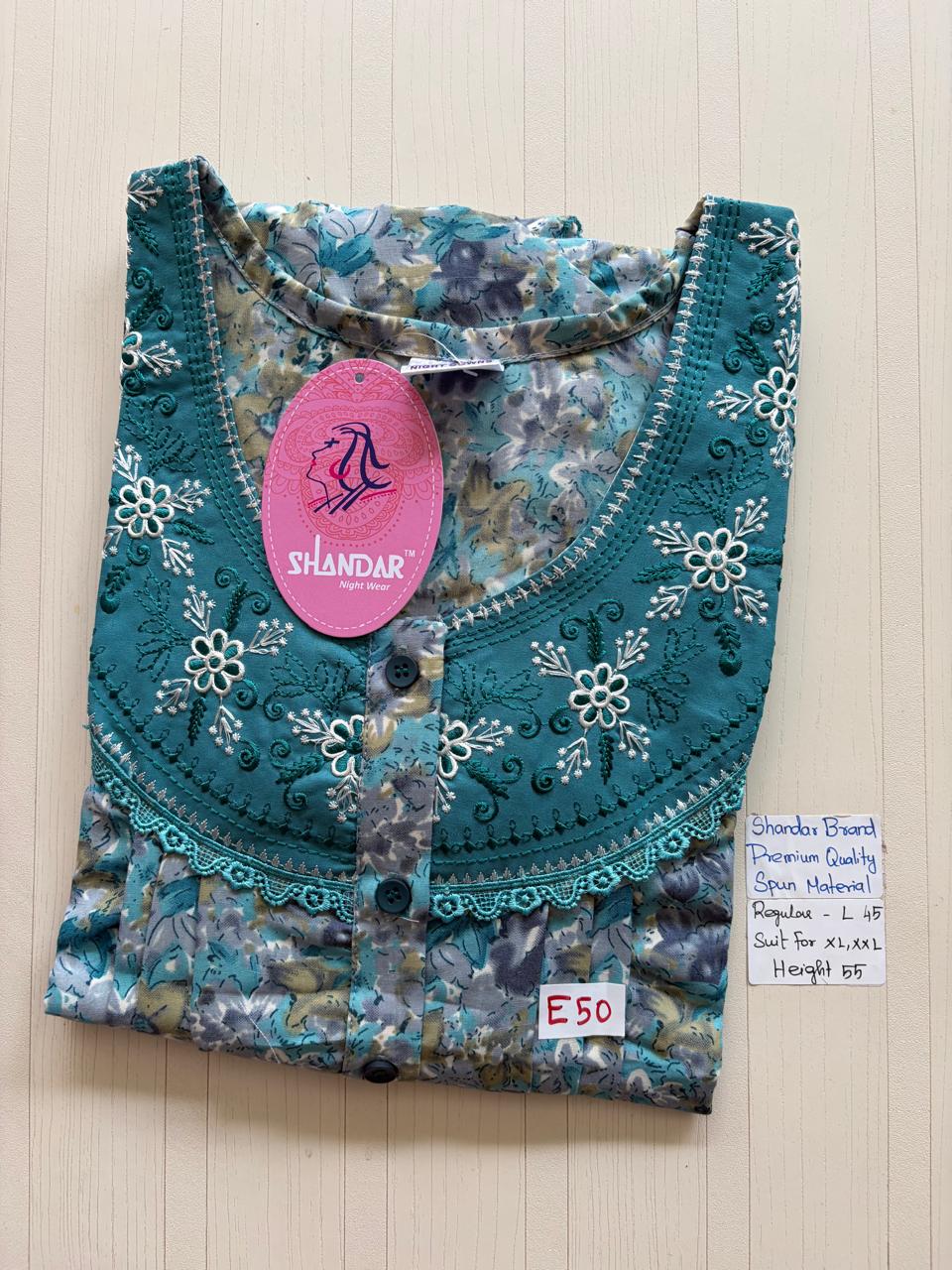 BSS163 Shandar Spun Nighty