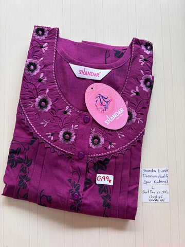 BSS051 Shandar Spun Nighty