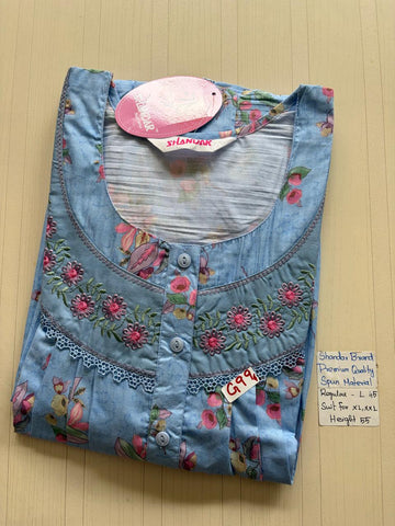 BSS053 Shandar Spun Nighty