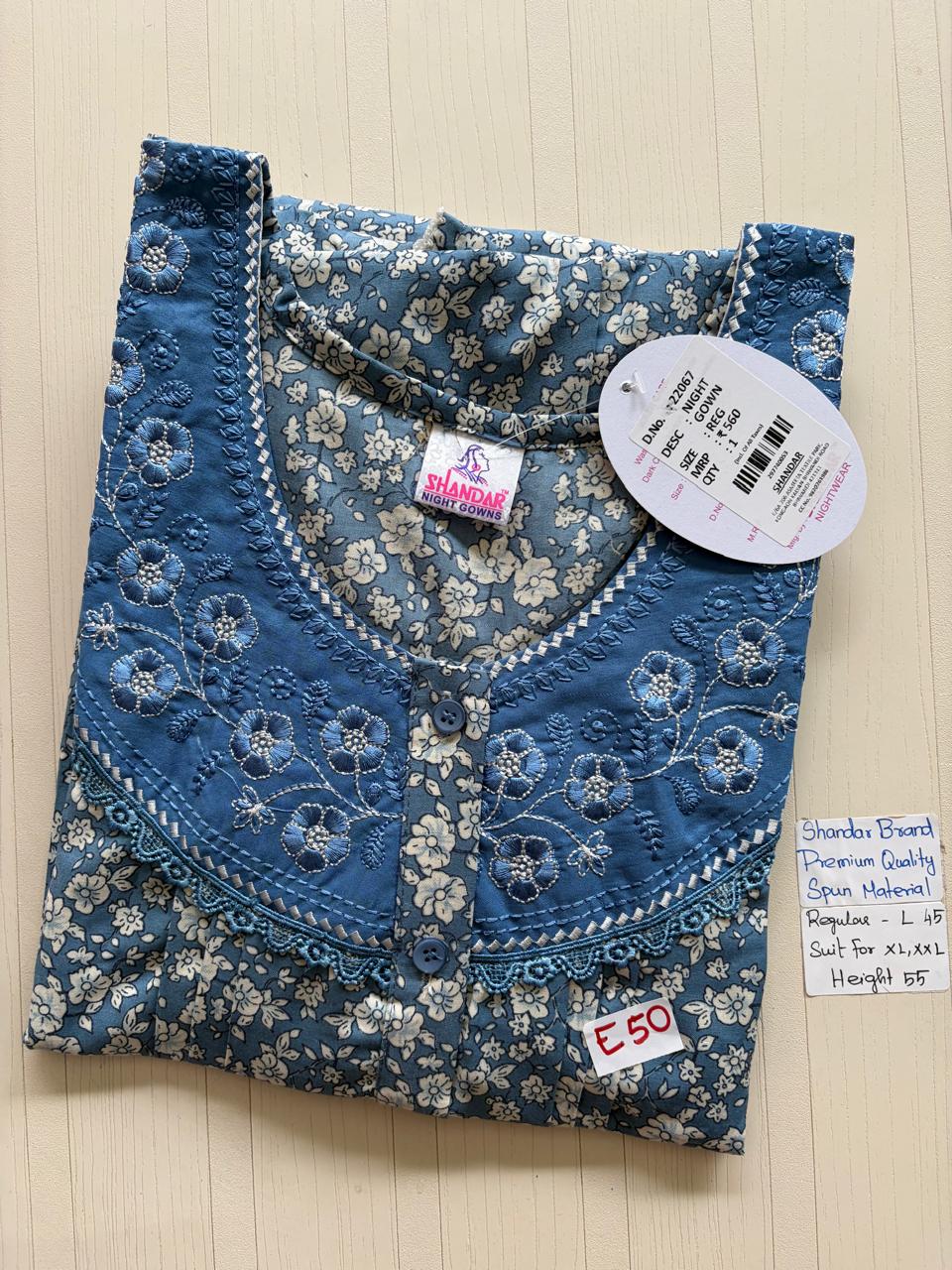 BSS169 Shandar Spun Nighty